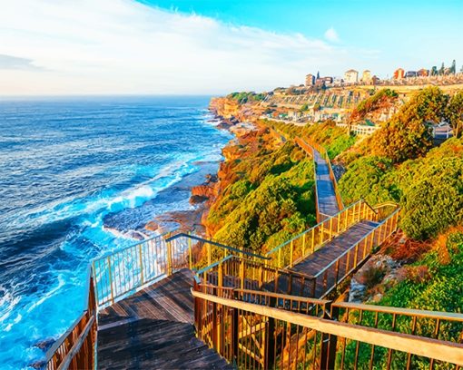 Bondi To Coogee Walk Paint By Numbers