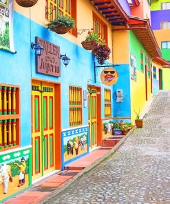 Colorful Guatapé Paint By Numbers