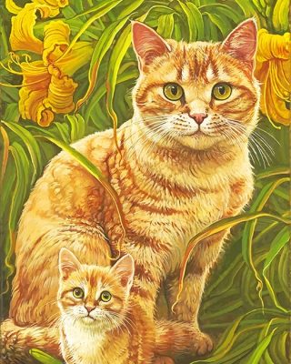 Cute kitties Paint By Numbers