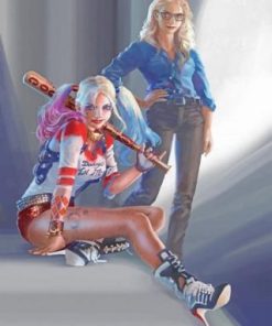 Harley Quinn And Harleen Paint By Numbers