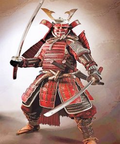 Japanese Samurai Paint By Numbers