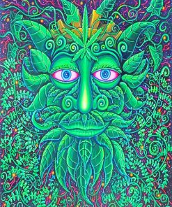 Green Man Paint By Numbers