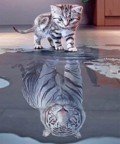Kitty Tiger Paint By Numbers