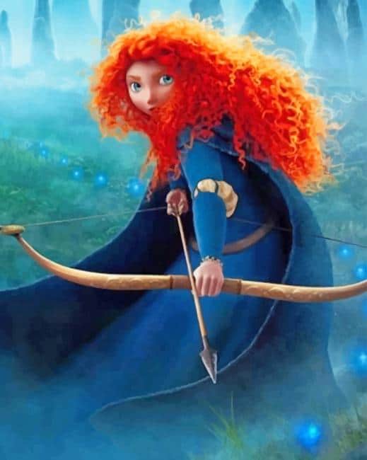 Merida Princess Paint By Numbers