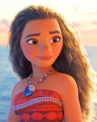 Moana Paint By Numbers