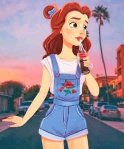 Modern Belle Princess Paint By Numbers