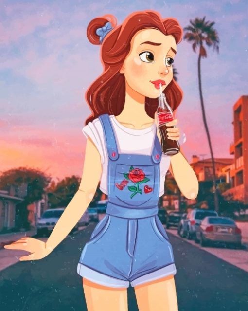 Modern Belle Princess Paint By Numbers