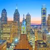 Philadelphia Skyline Paint By Numbers