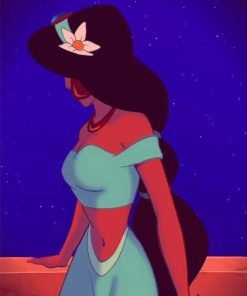 Princess Jasmine Paint By Numbers