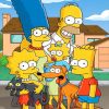 Simpsons Family Paint By Numbers