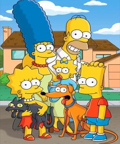 Simpsons Family Paint By Numbers