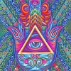 Third Eye Psychedelic Paint By Numbers