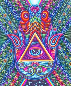 Third Eye Psychedelic Paint By Numbers