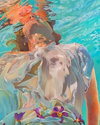 Woman Swimming Paint By Numbers