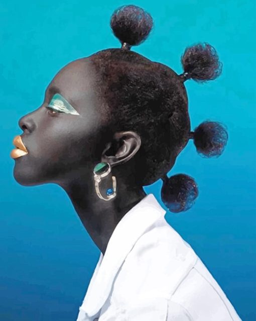 African Stylish Hair Paint By Numbers