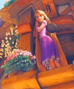 Rapunzel Princess Paint By Numbers