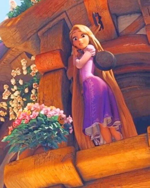 Rapunzel Princess Paint By Numbers