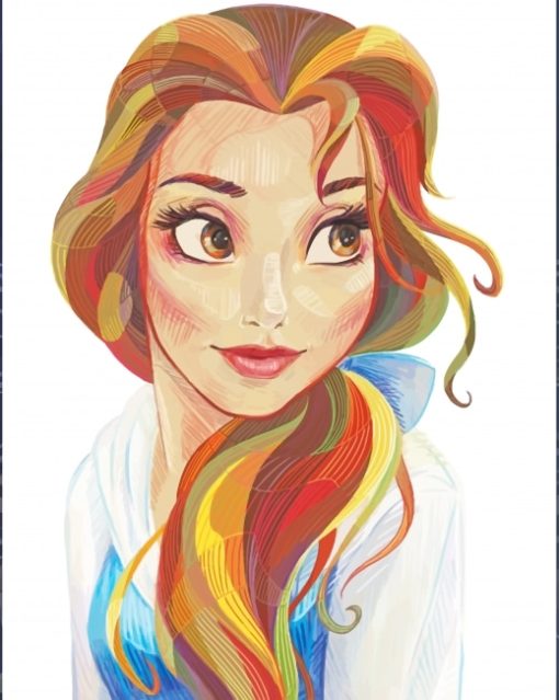 Belle The Beauty Paint By Numbers