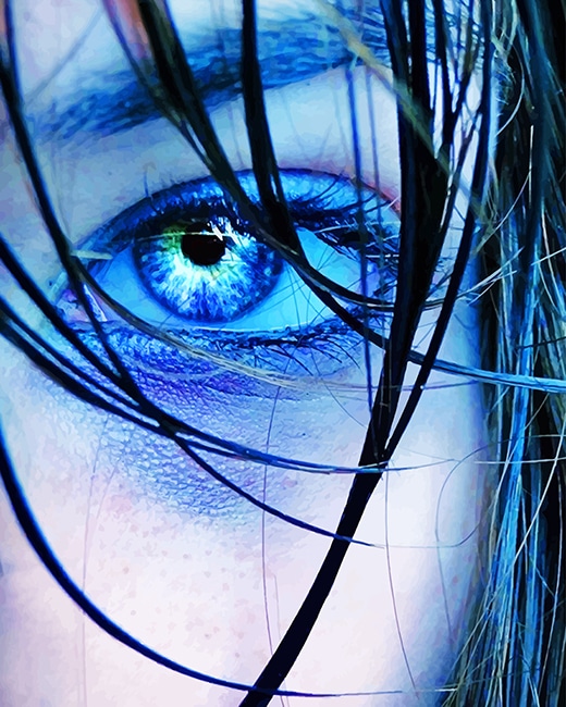 Blue Eye Paint By Numbers