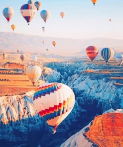 Cappadocia Air Balloon Paint By Numbers
