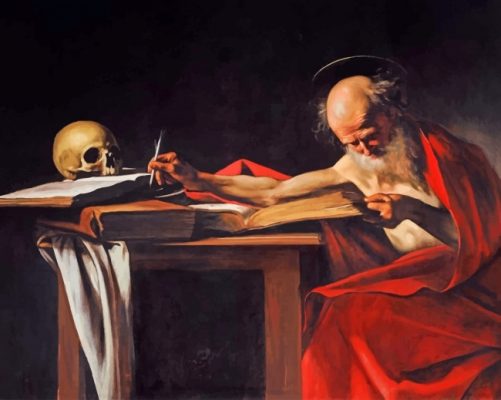 Caravaggio Saint Jerome Paint By Numbers