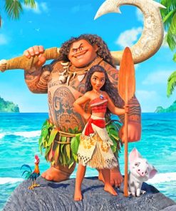 Disney Moana Paint By Numbers