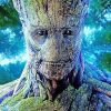 Groot Tree Paint By Numbers