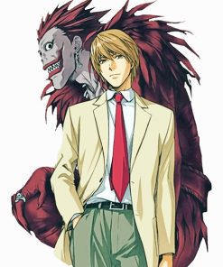 Light Yagami Ryuk Paint By Numbers
