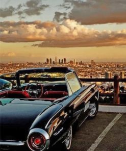 Los Angeles Vintage Car Paint By Numbers