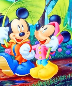 Minnie And Mickey Paint By Numbers