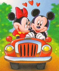 Mickey And Minnie Paint By Numbers