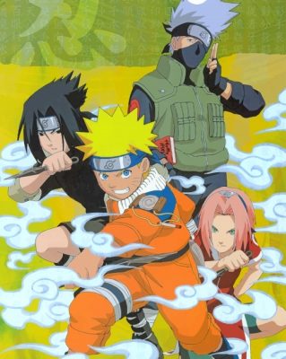 Naruto Manga Paint By Numbers