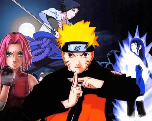 Naruto Characters Paint By Numbers