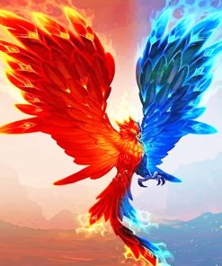Phoenix Rising Paint By Numbers