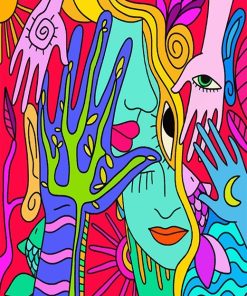 Psychedelic Art Paint By Numbers