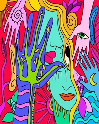 Psychedelic Art Paint By Numbers