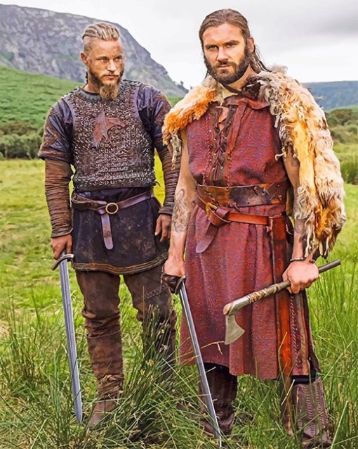 Ragnar And Rollo Paint By Numbers