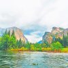 River Yosemite Paint By Numbers