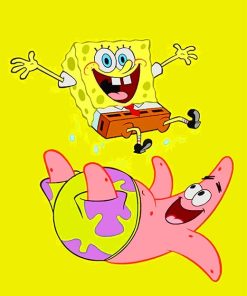 SpongeBob And Patrick Paint By Numbers