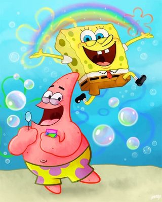 SpongeBob & Patrick Paint By Numbers