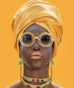 Stylish African Woman Paint By Numbers