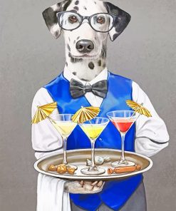 Waiter Dalmatian Paint By Numbers