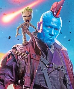 Yondu And Groot Paint By Numbers