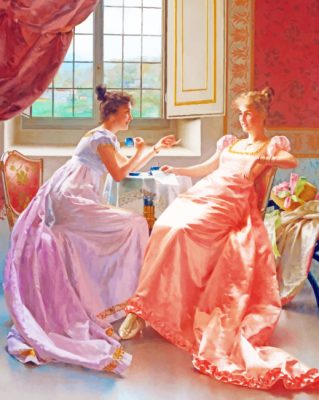 Classic Ladies paint by numbers