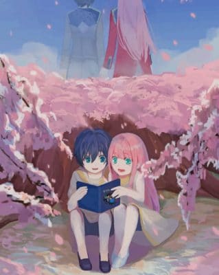 Darling In The Franxx paint by numbers