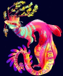 Alebrije Art Paint by numbers