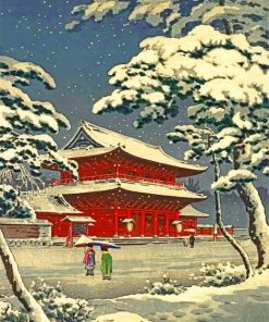 Snow In Japan Paint by numbers