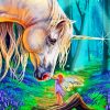 Fairy And Unicorn Paint by numbers