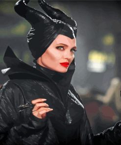 Maleficent Angelina Jolie Paint by numbers