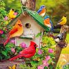 Spring Birds Paint by numbers